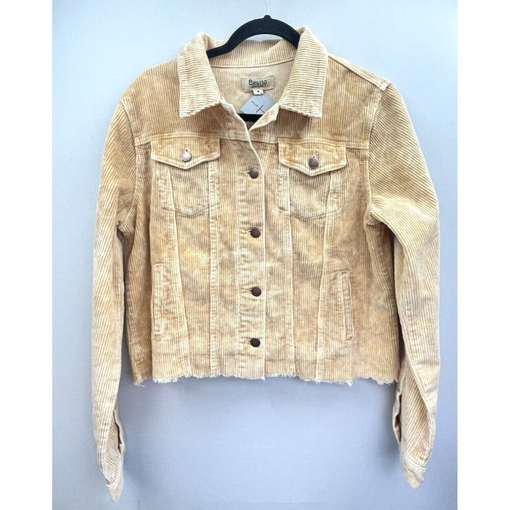 BESTTO Corduroy Jacket Women’s Medium Cropped Size Medium